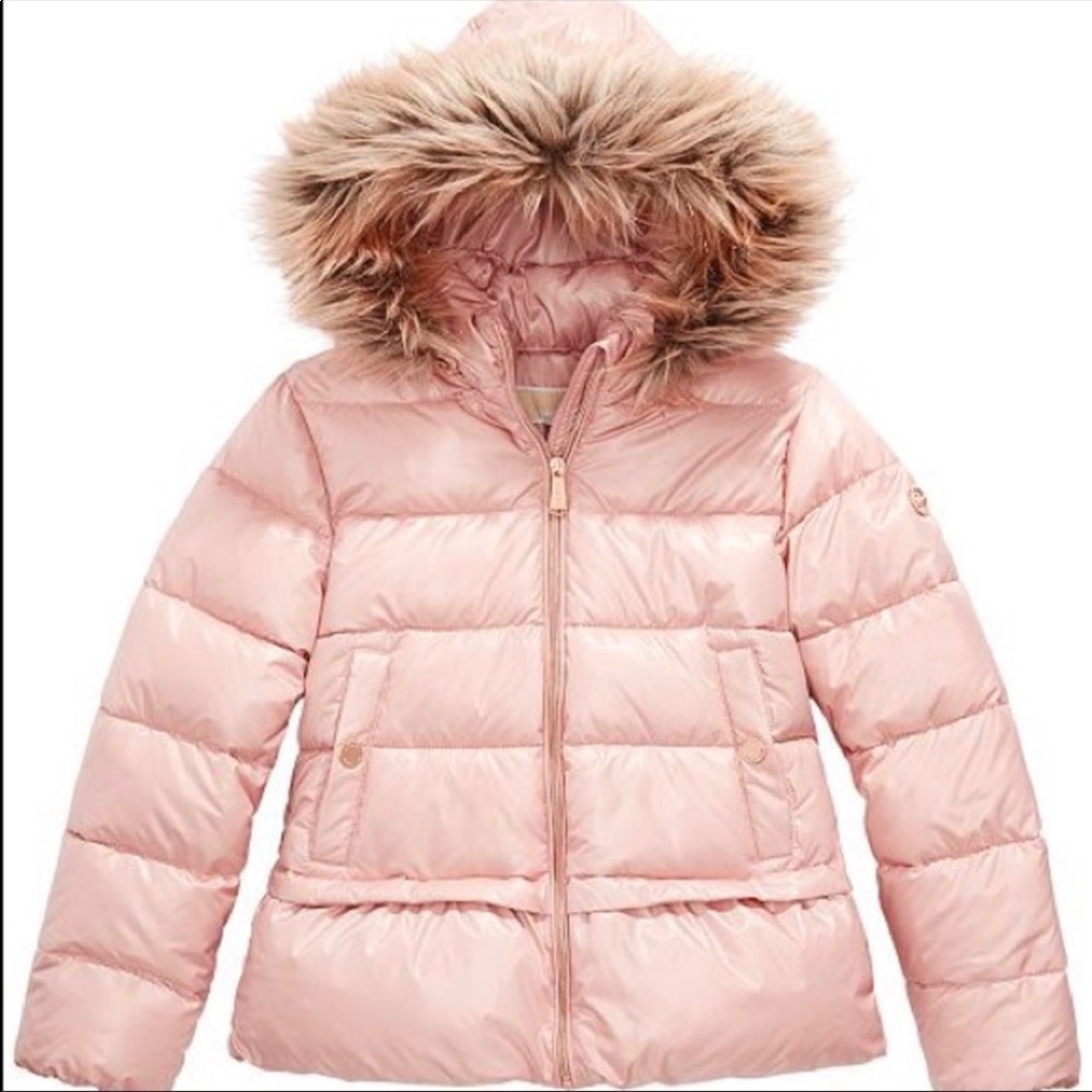 Michael Kors toddler girls puffer jacket